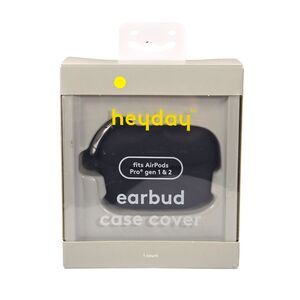 Heyday Earbud Case Cover Apple AirPods Pro Gen 1 & 2 Black New In Box